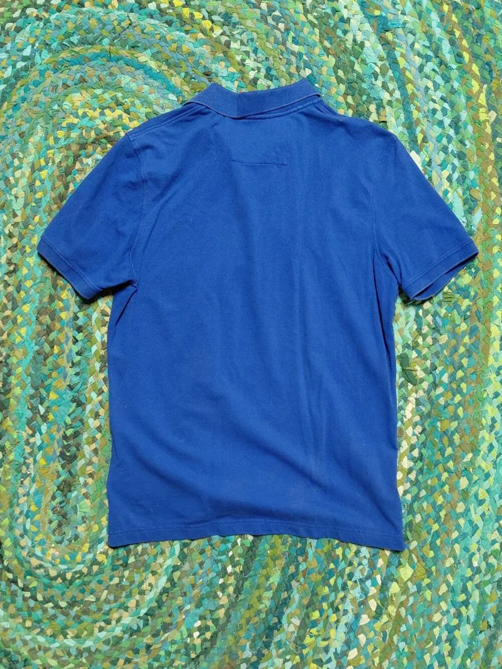 Banana Republic royal blue short sleeve polo shirt.